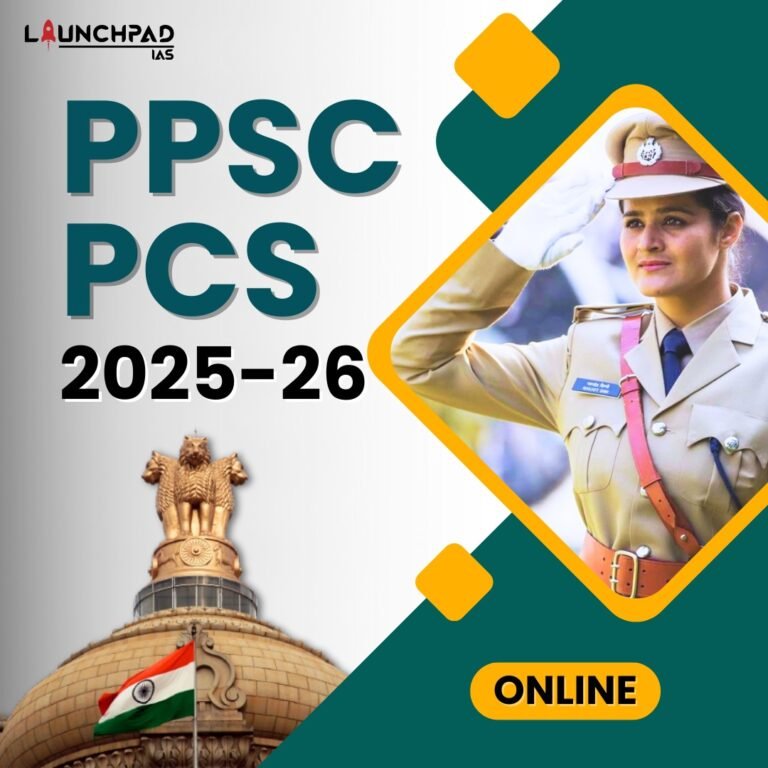 Punjab PCS 20252026 Online Course Launch Pad