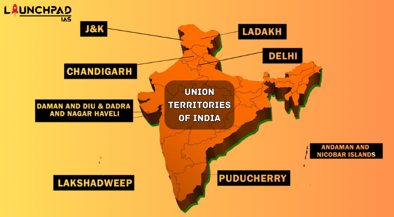 Union Territories and Special Areas