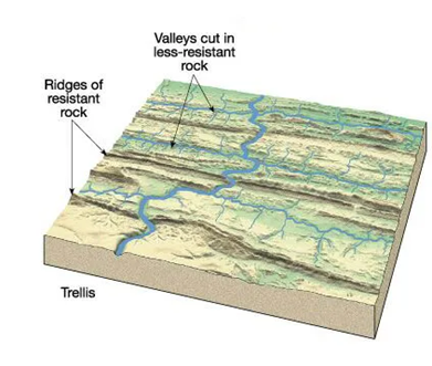 Trellis Drainage Pattern