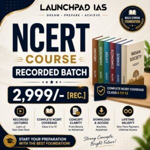 NCERT Foundation Course for UPSC & PCS