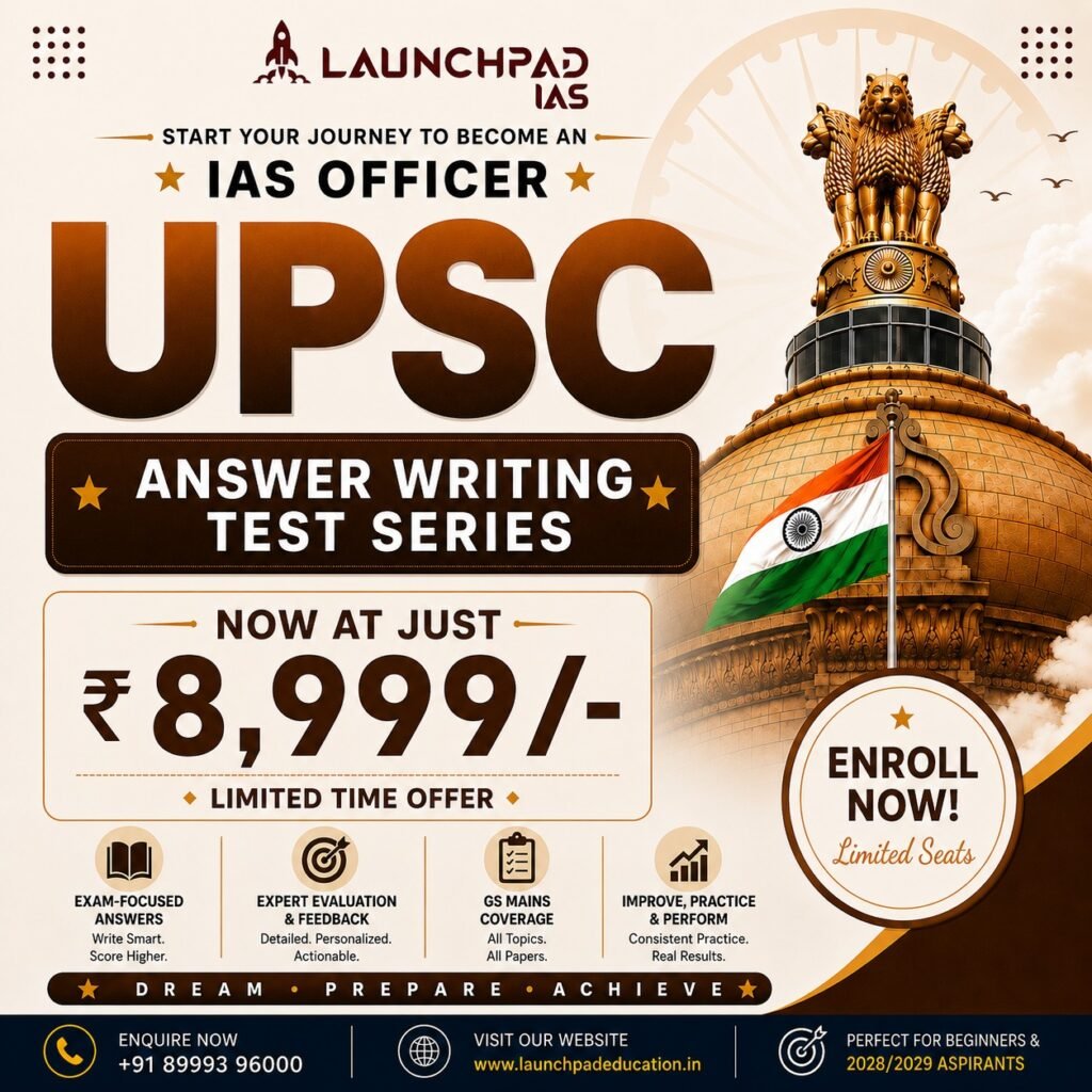 UPSC answer writing series 8999