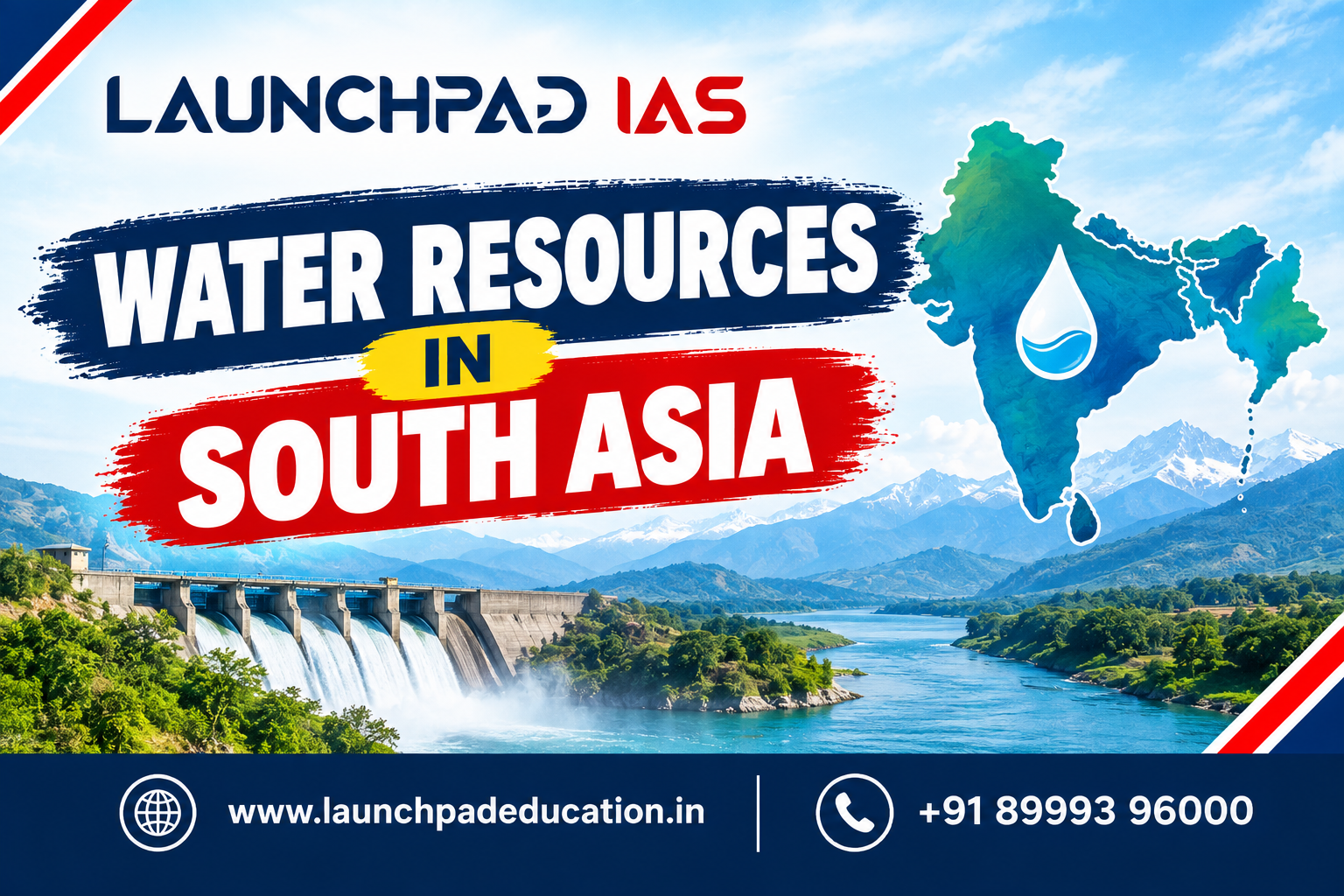 Water Resources in South Asia UPSC